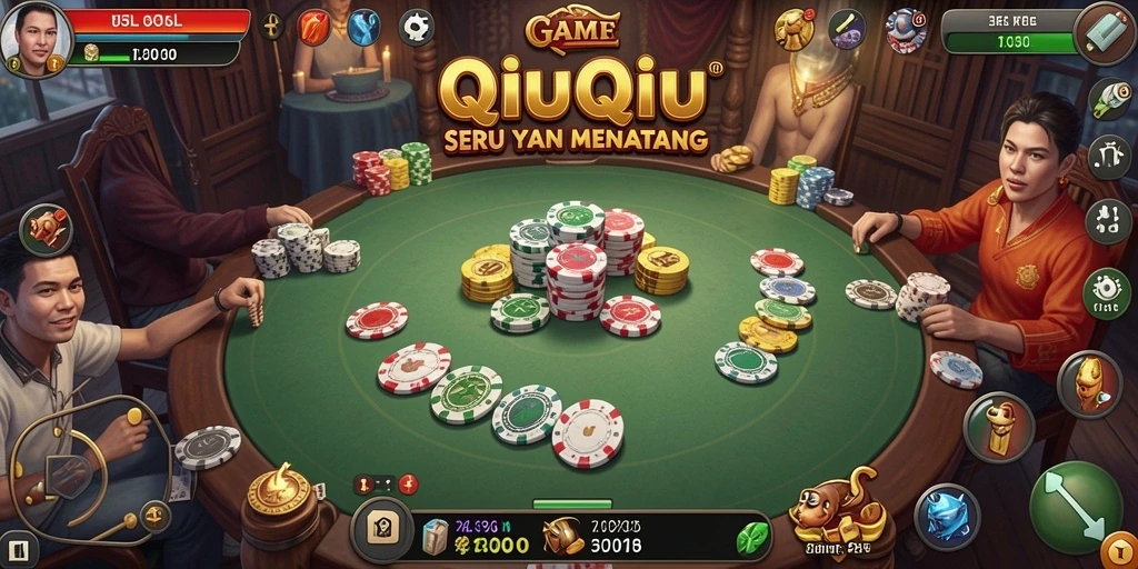 Screenshot utama 33L yang menunjukkan gameplay QiuQiu yang seru.