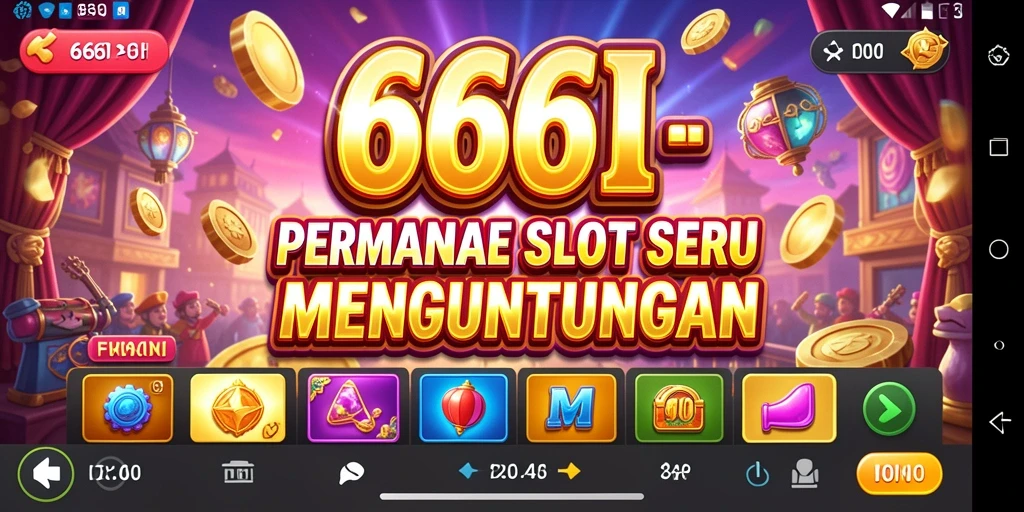 Screenshot 666I menampilkan gameplay menarik permainan Slot.