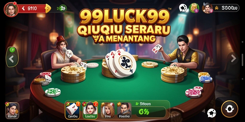 Tampilan gameplay QiuQiu yang menarik di 99LUCK99.