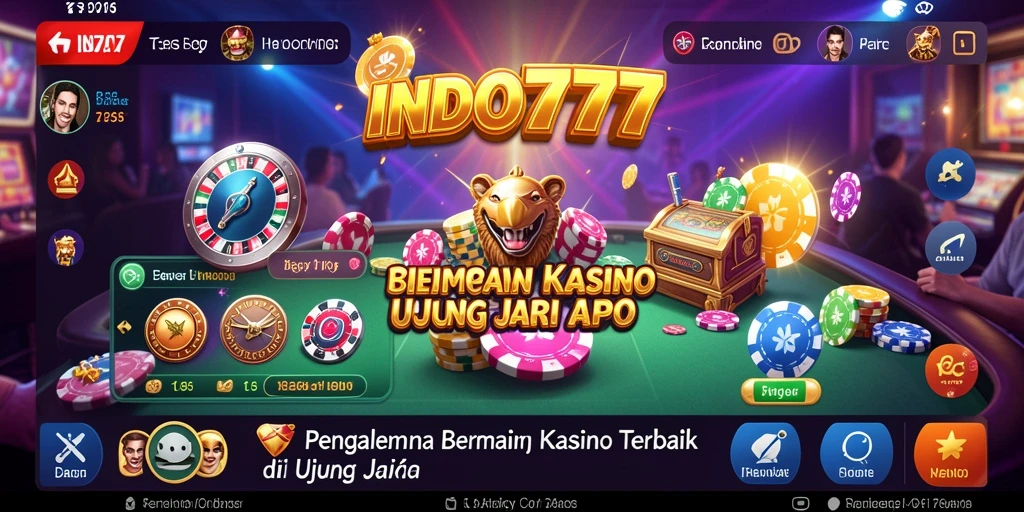 Tampilan seru gameplay Kasino di INDO777 yang mengasyikkan.