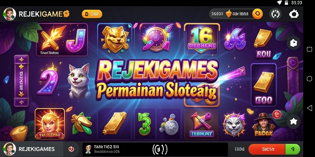 Tampilan gameplay REJEKIGAMES yang menakjubkan dan interaktif.