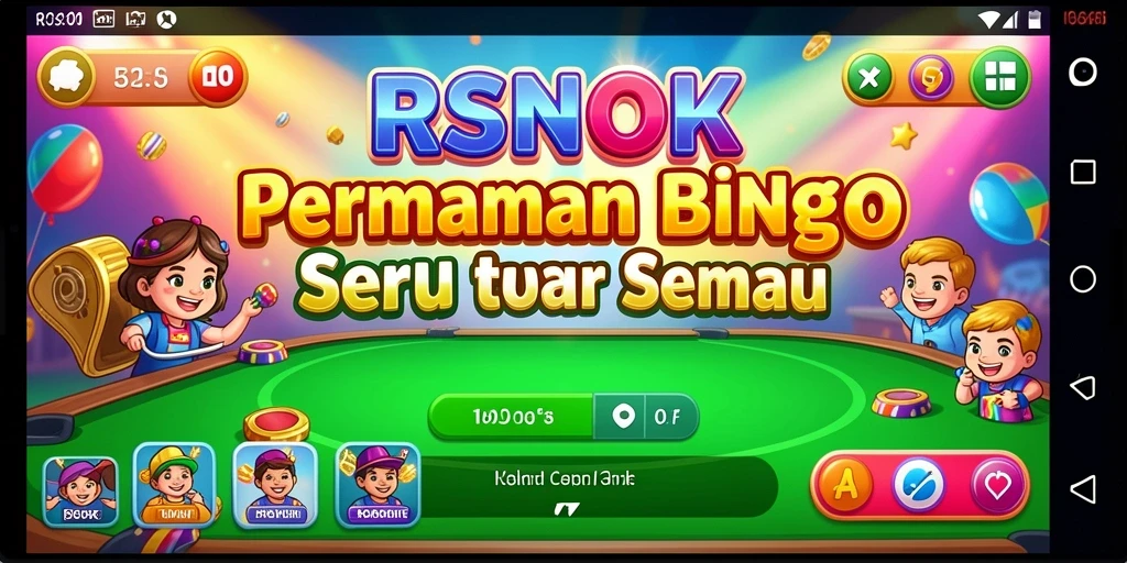 Tampilan gameplay RSNOK yang penuh warna dan seru.