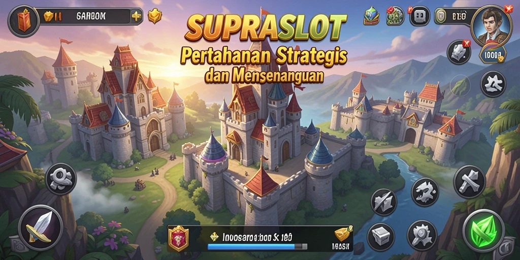 Tangkapan layar gameplay yang menegangkan dari SUPRASLOT.