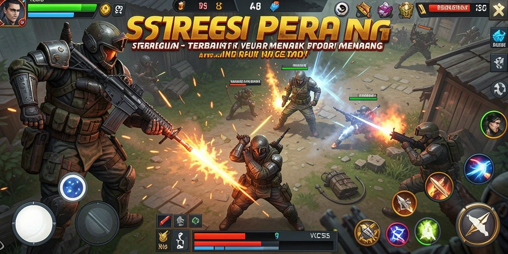 Tampilan gameplay VC55 yang menegangkan dengan strategi taktis.