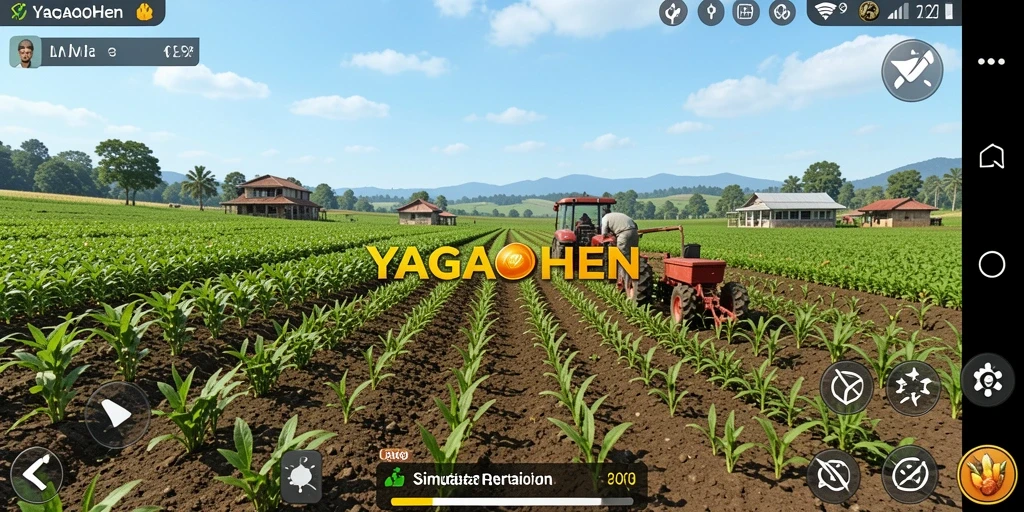Screenshot YAGAOHEN menampilkan pengalaman bertani yang menakjubkan dan mendetail.